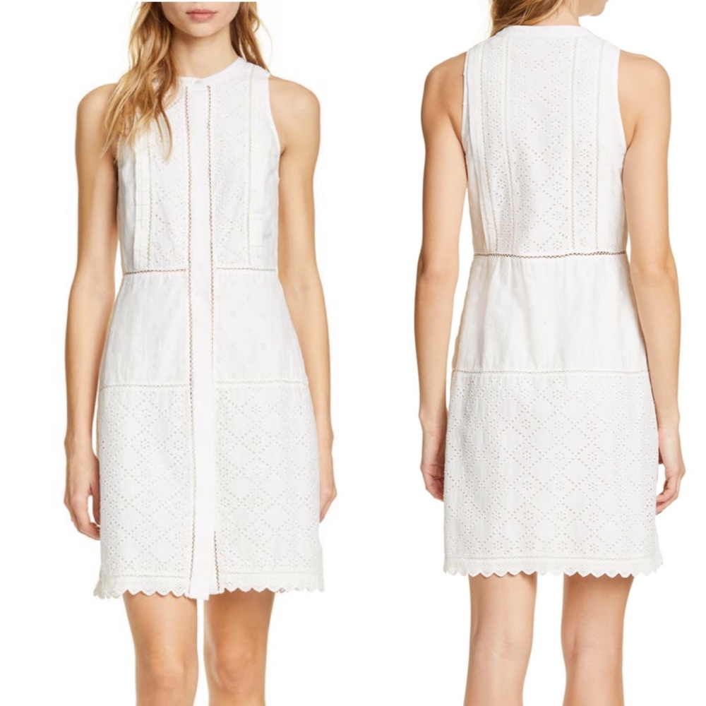 JOIE-ZAKARI BRODERIE ANGLAISE Dress-Sz 8-NWT